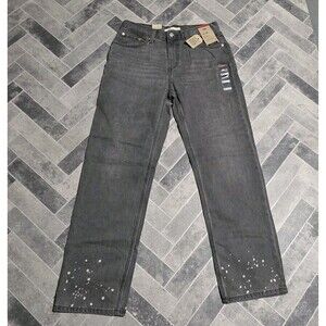 New Women's Levi's Low Pro Straight Color Dark Gray Mid Rise , Size 29 NWT